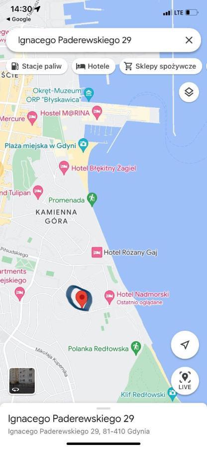 גדינייה Apartament 4 Pory Roku Przy Plazy Z Widokiem Na Morze מראה חיצוני תמונה
